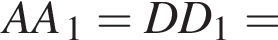 AA_1=DD_1=