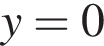 y = 0