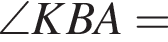 \angle KBA=