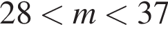 28 мень­ше m мень­ше 37