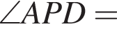 \angle APD=